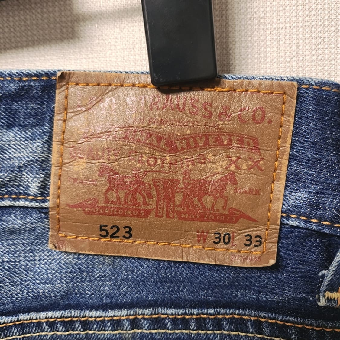 [30] 리바이스 523 와이드핏 청바지 데님팬츠 상품이미지3