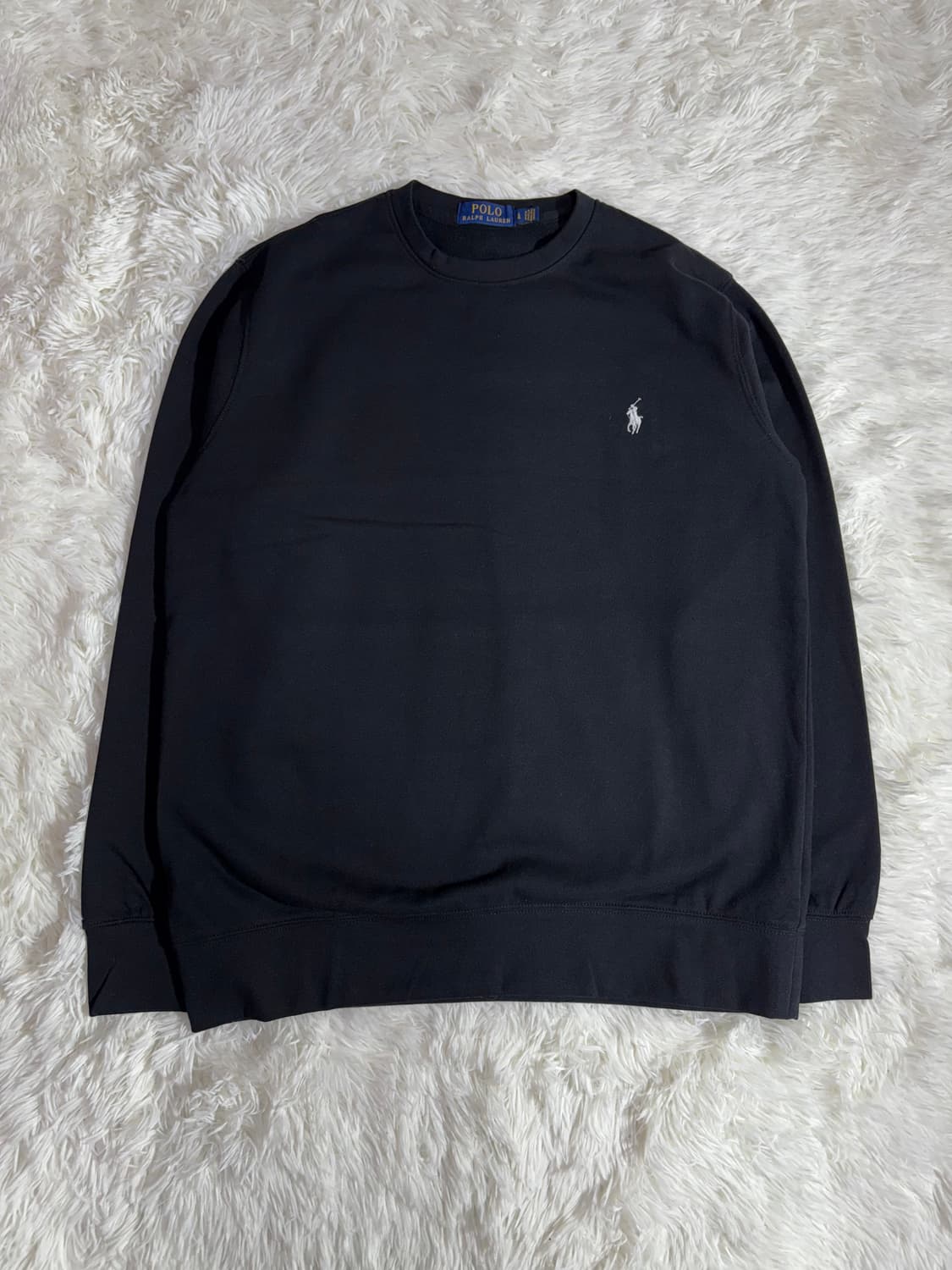 폴로 화이트포니 블랙 맨투맨 상품이미지3