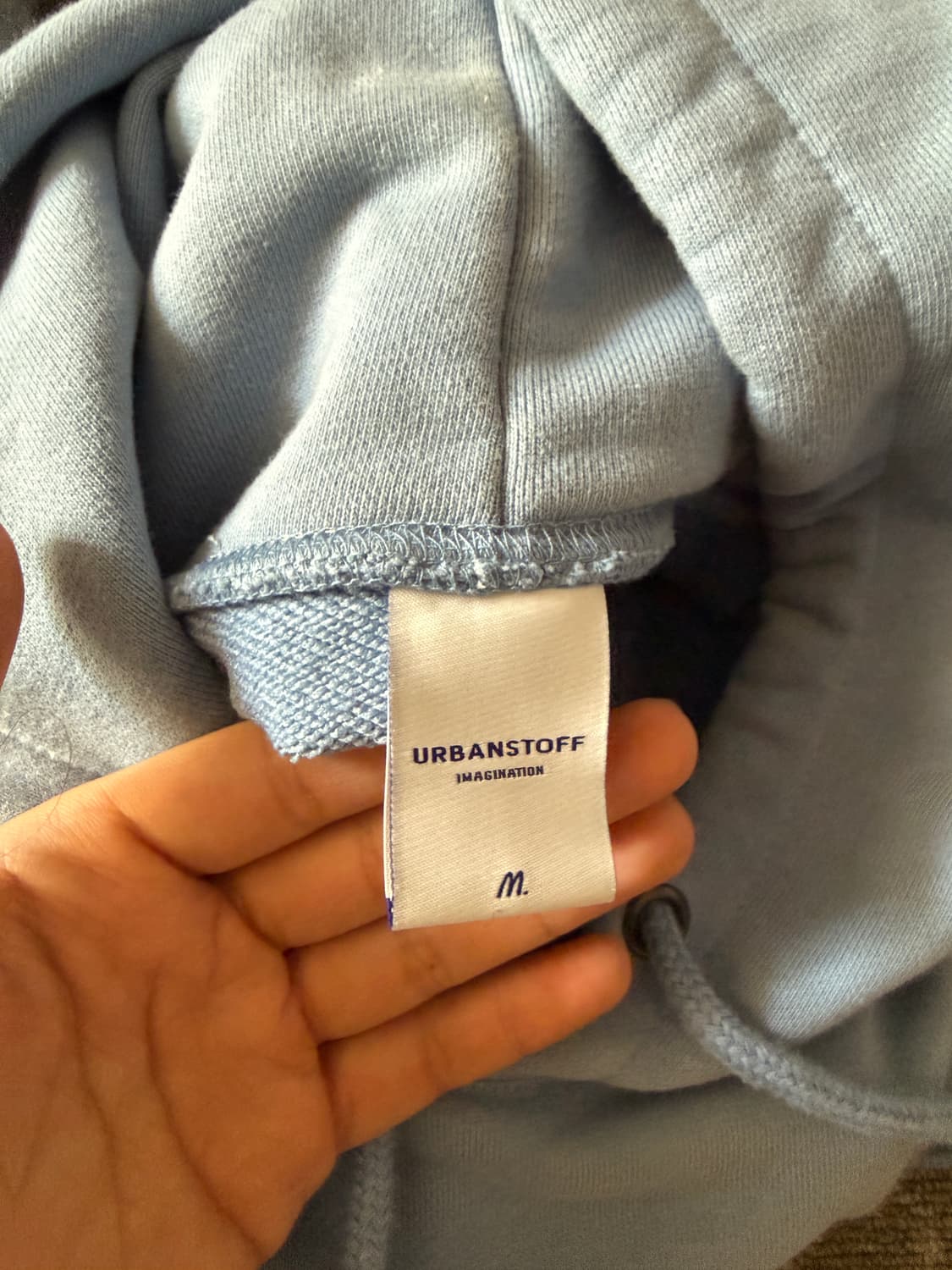 어반스터프 스크러블 페인트 후드티 블루 상품이미지3