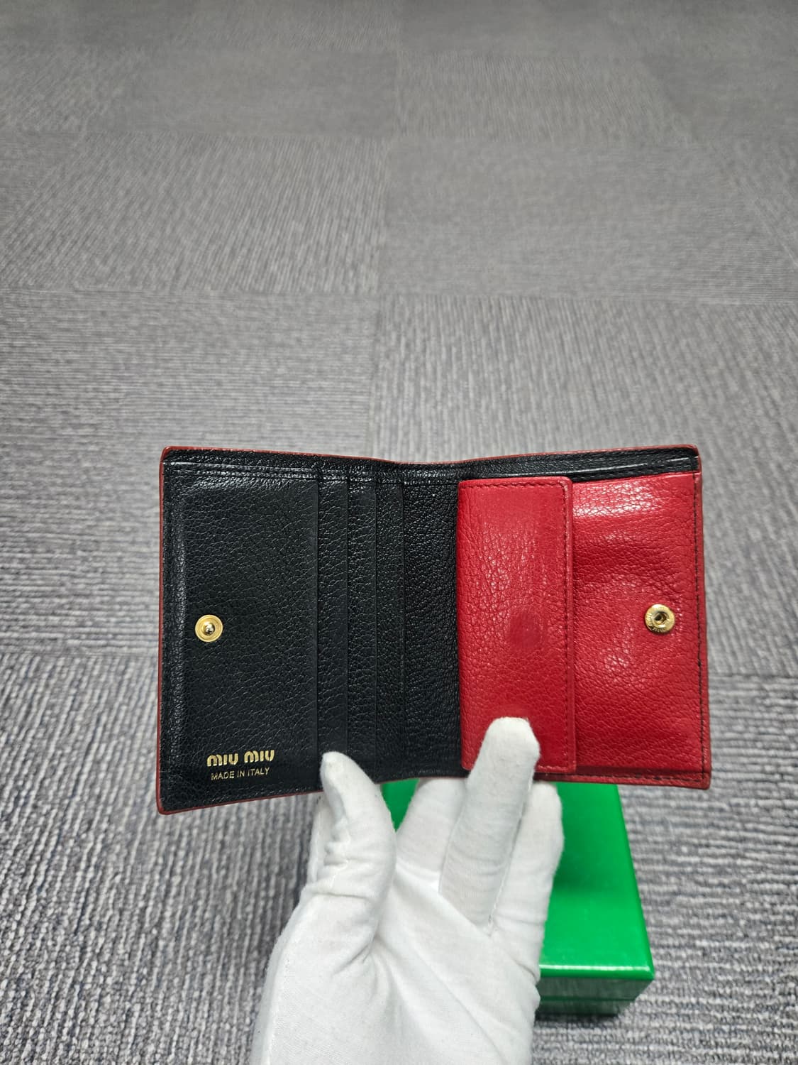 [특가][정품] 미우미우 로고 반지갑 상품이미지5