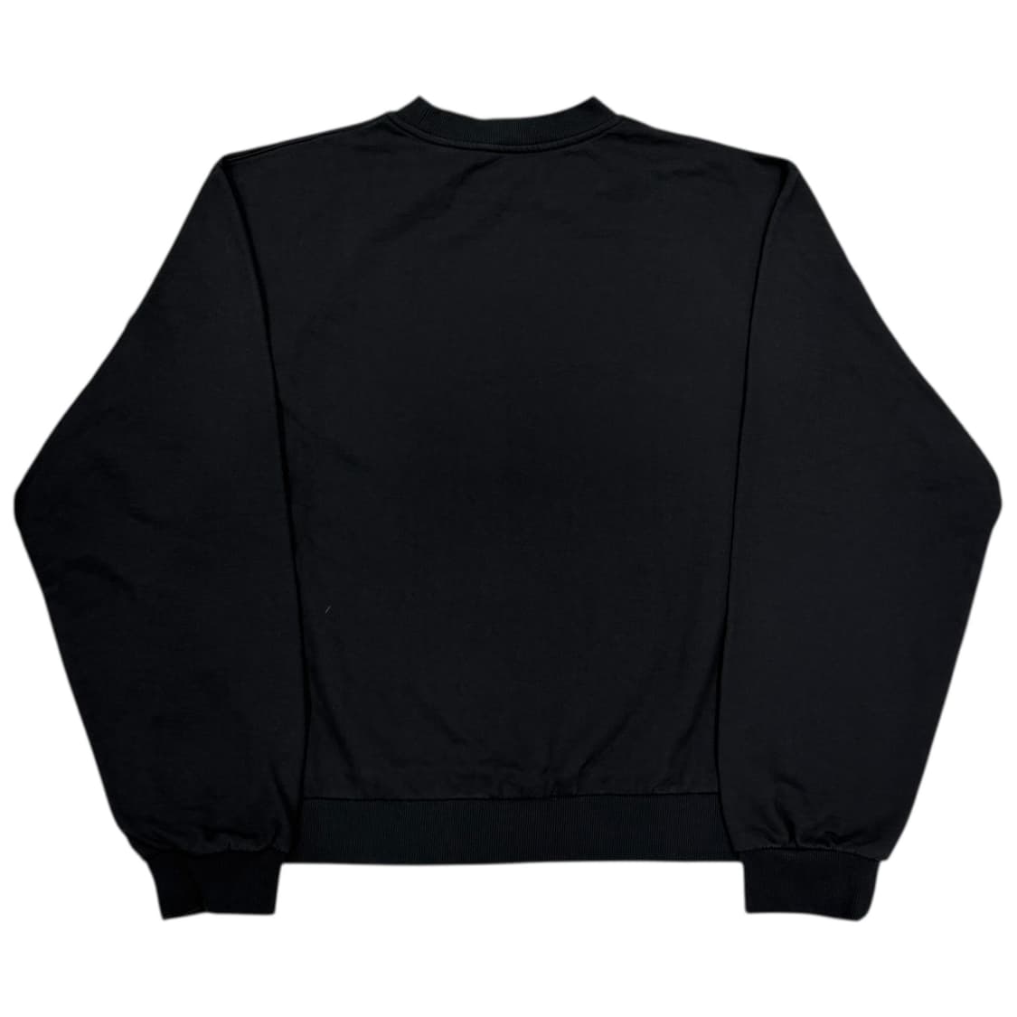WE11DONE 웰던 플립 로고 프린트 스웻셔츠 맨투맨 블랙 L 상품이미지3