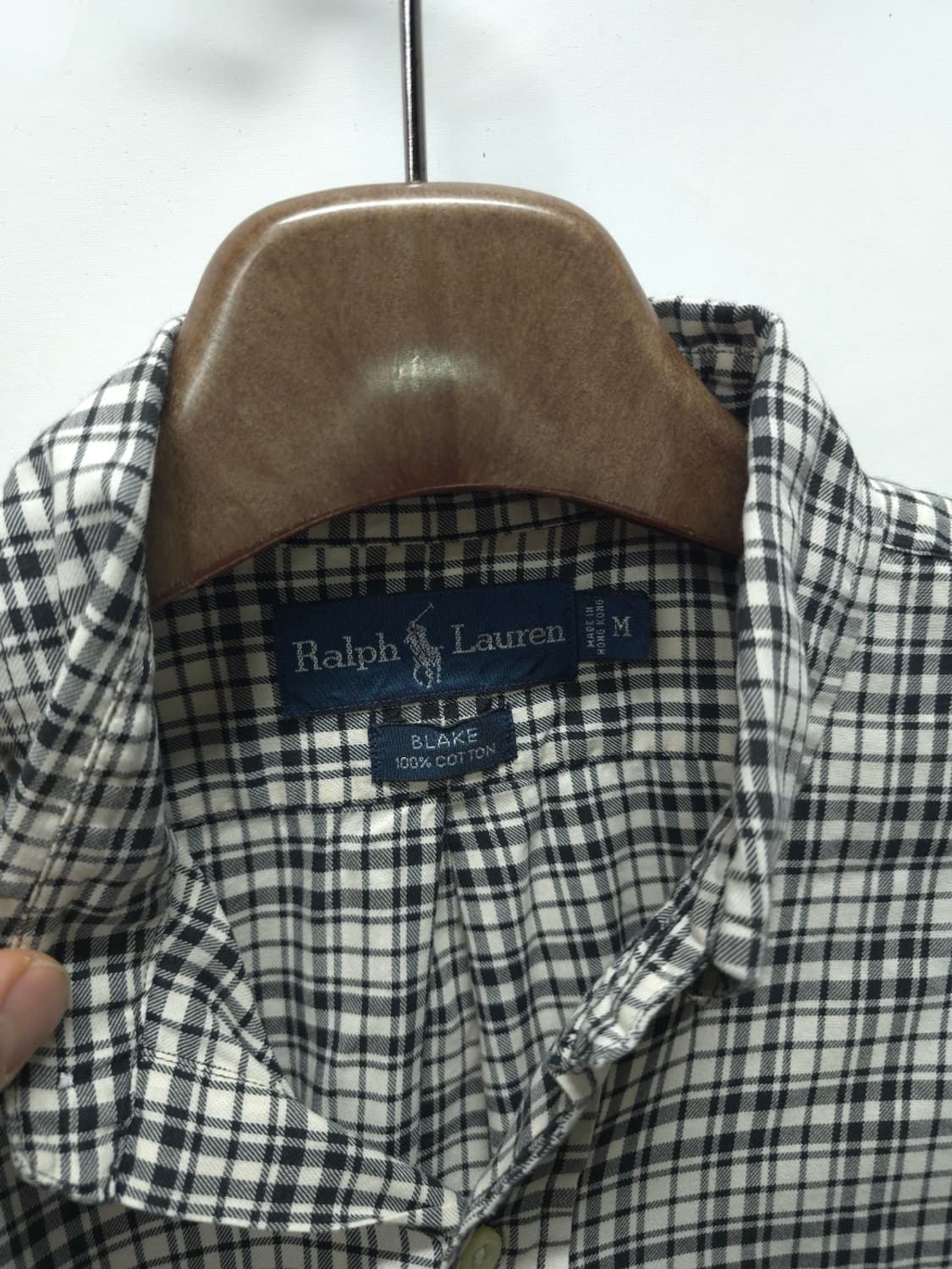 폴로 랄프로렌 BLAKE 라인 체크 긴팔 셔츠 (~110) 상품이미지7