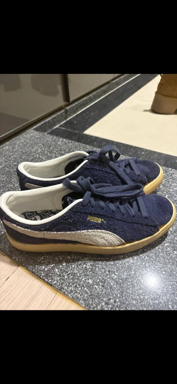 푸마 스웨이드 빈티지 네이비 스니커즈 상품이미지3