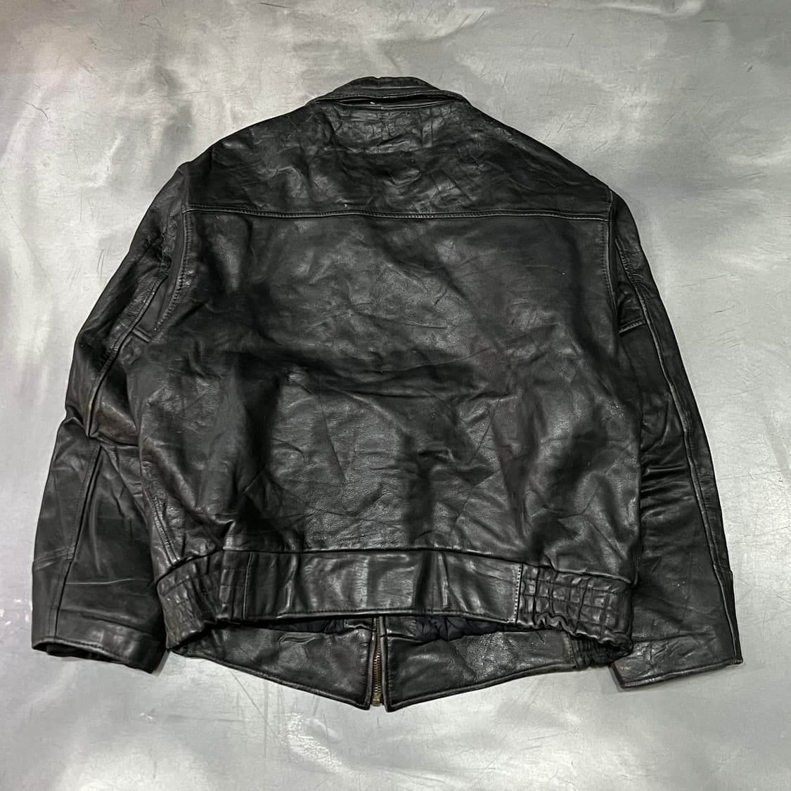  쉐비뇽 레더 봄버 자켓 y15096 상품이미지2