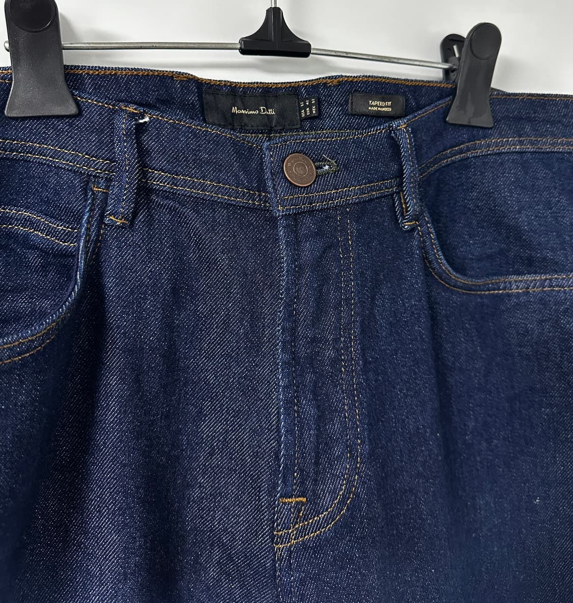 [마시모두띠] 테이퍼드핏 블루 데님 32사이즈 상품이미지3