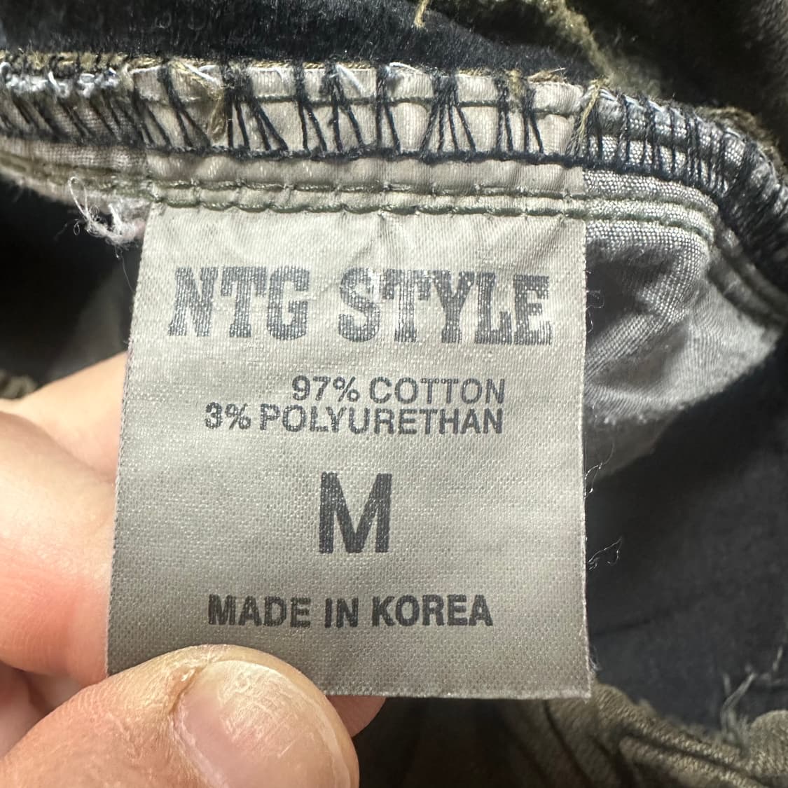 ✨ (바배) 빈티지 카모 데님 팬츠  상품이미지4