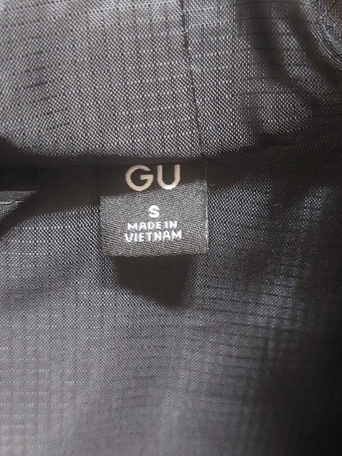 유니클로 GU 웜패디드 파카 블랙 s 상품이미지3