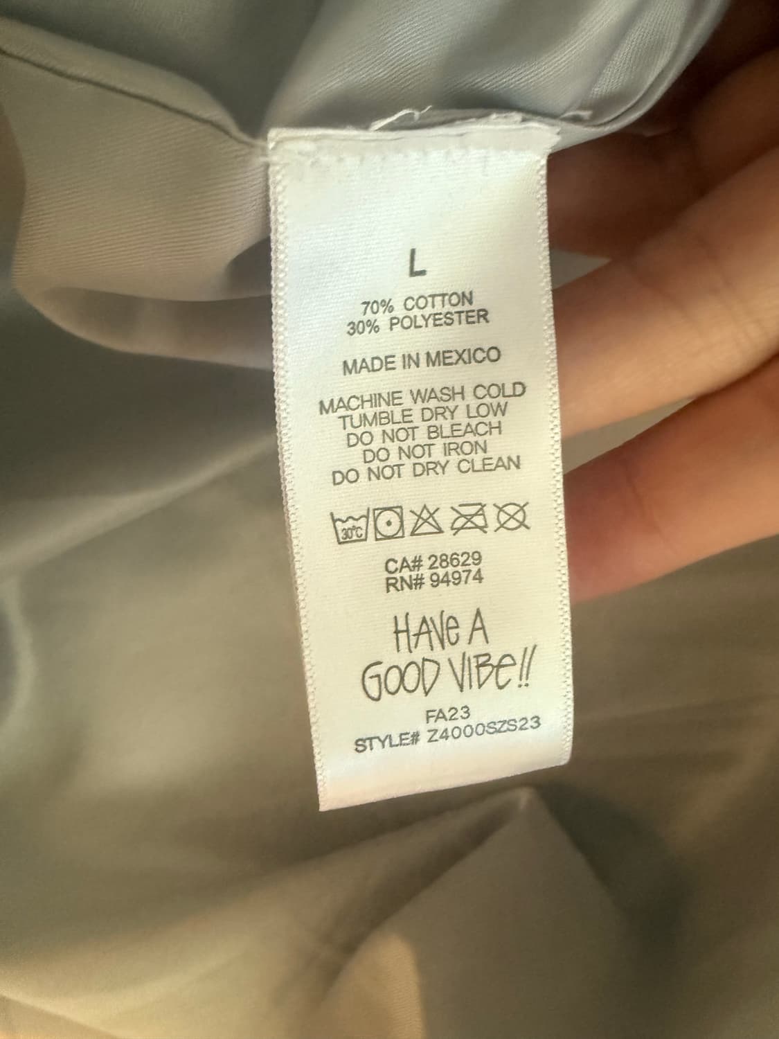 스투시 쓰리지퍼 그레이 경량패딩 상품이미지4