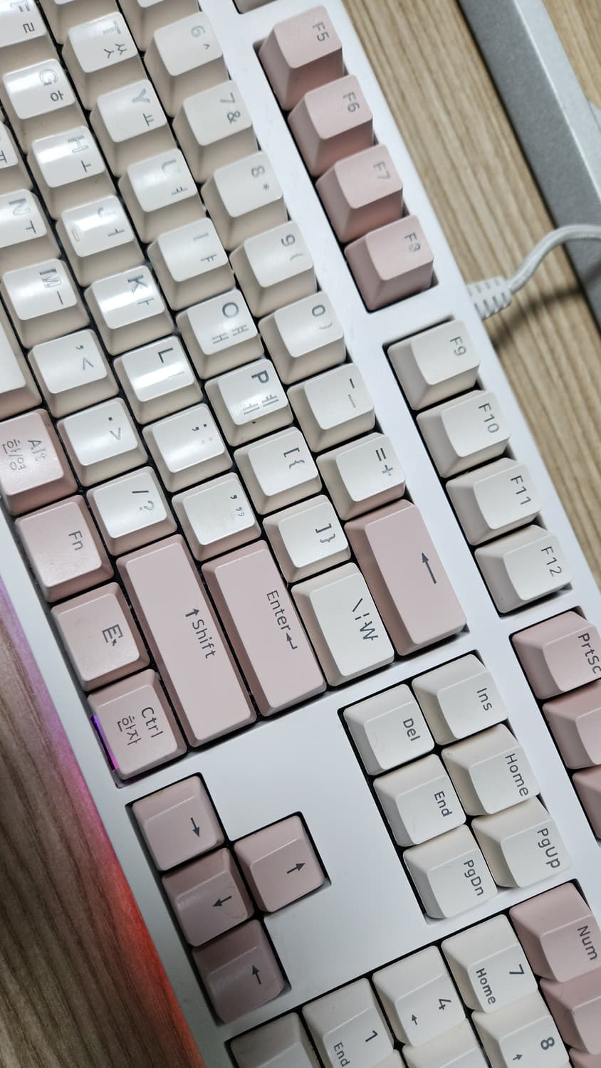 #앱코 게이밍 기어 브랜드 콕스 COX CK104  이중사출 키보드 급처 상품이미지4