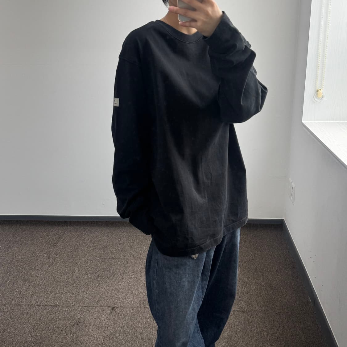 Snow peak 스노우피크 블랙 롱슬리브 상품이미지2