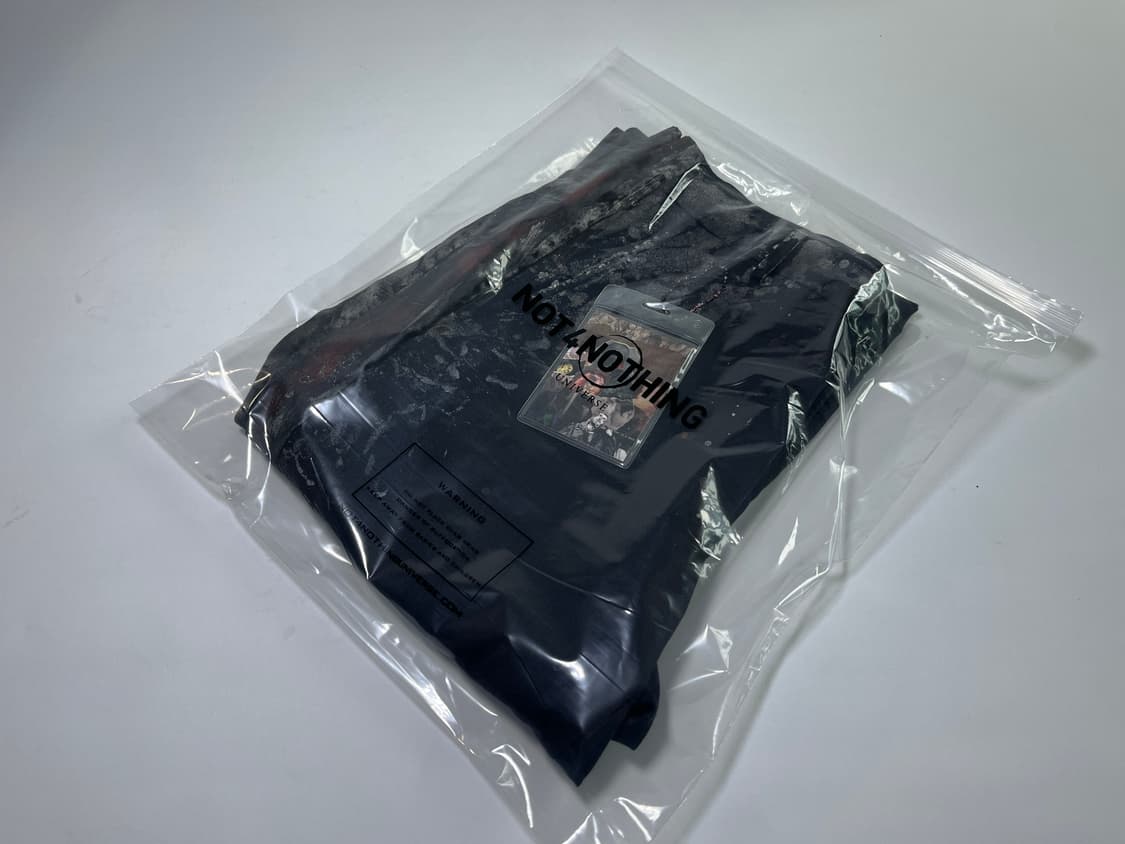 [OS] 빈티지 아카이브 디스트레쓰 페인팅 디제스터 컷 아웃 트라우저 상품이미지6