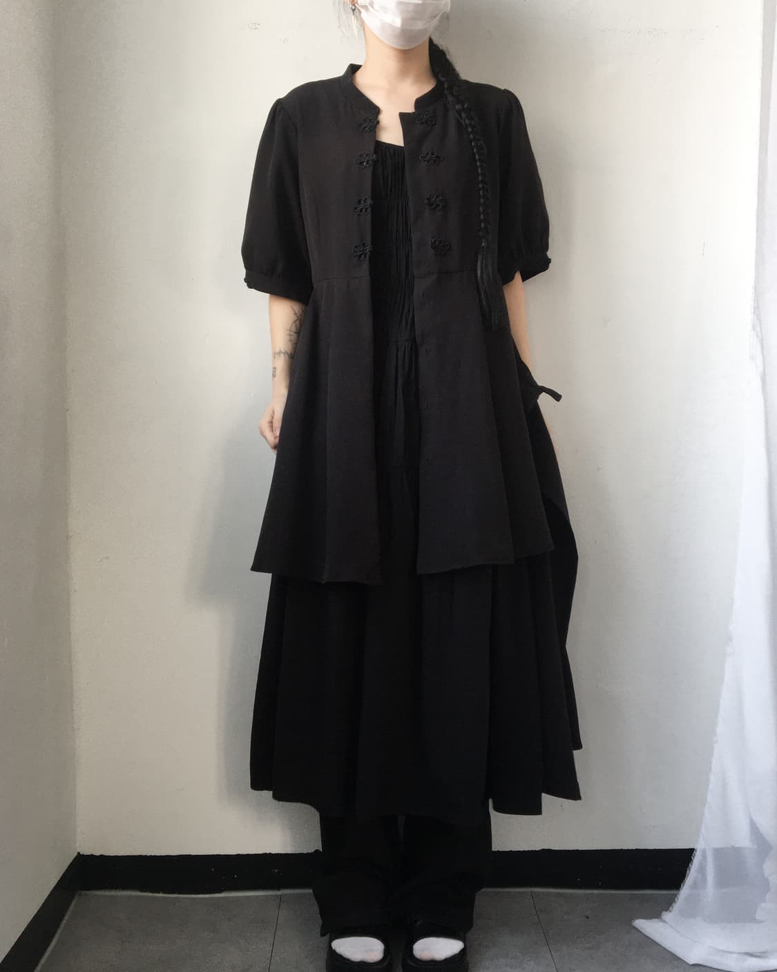 Wrap layered qipao onepiece 상품이미지8