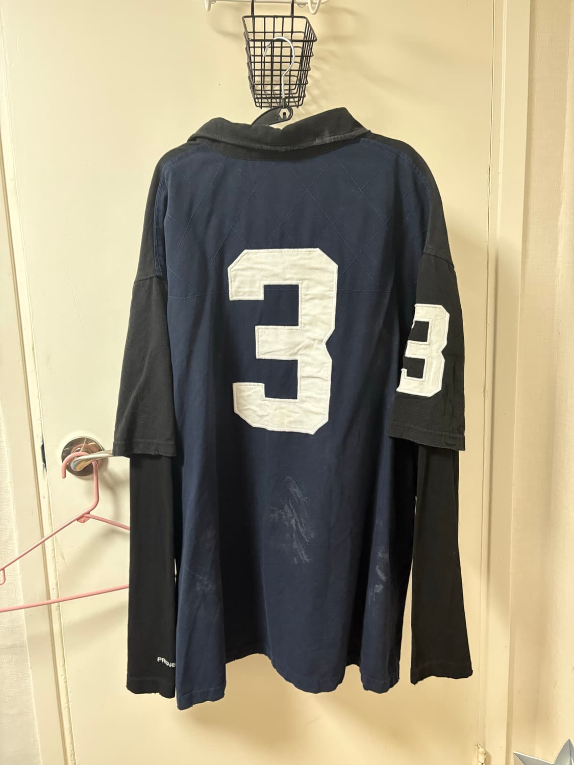 PROJECTGR 프로젝트 G/R 폴로 패러디 셔츠 블랙 Size 2 상품이미지2