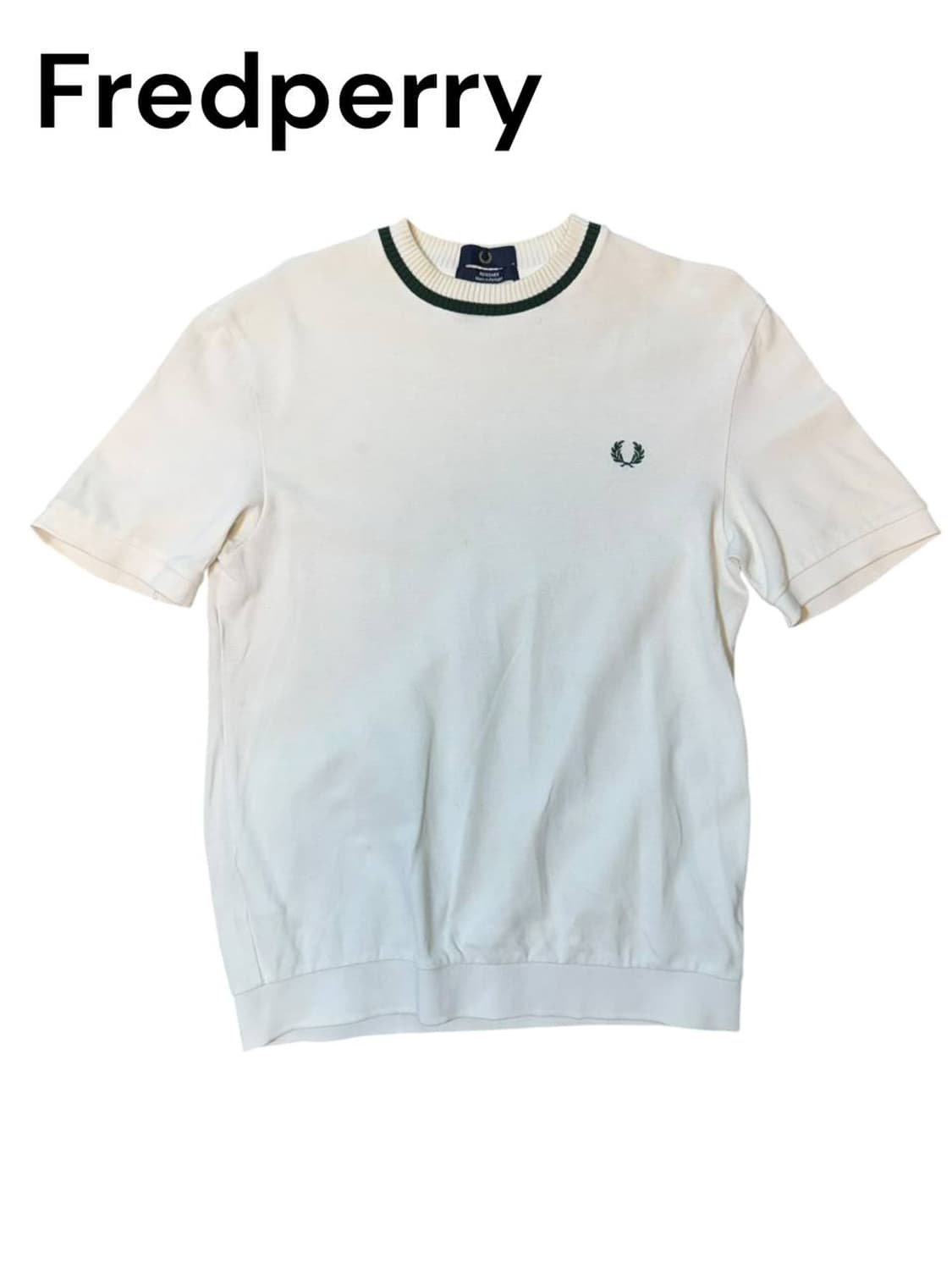프레드페리 크루넥 피케 티셔츠 상품이미지1