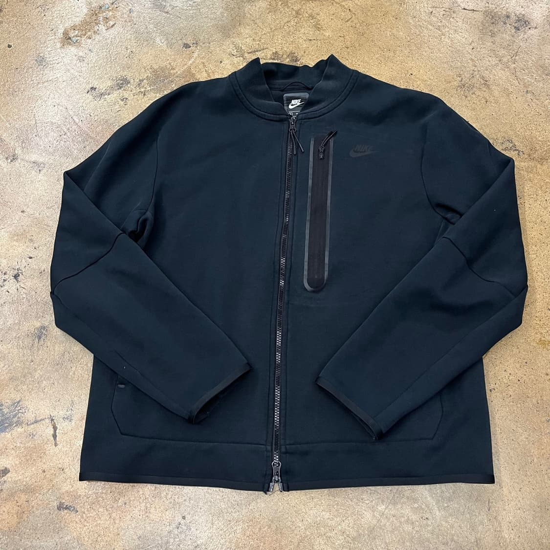 [정품/XL] 나이키 테크 플리스 블랙 풀집업 b15 상품이미지2