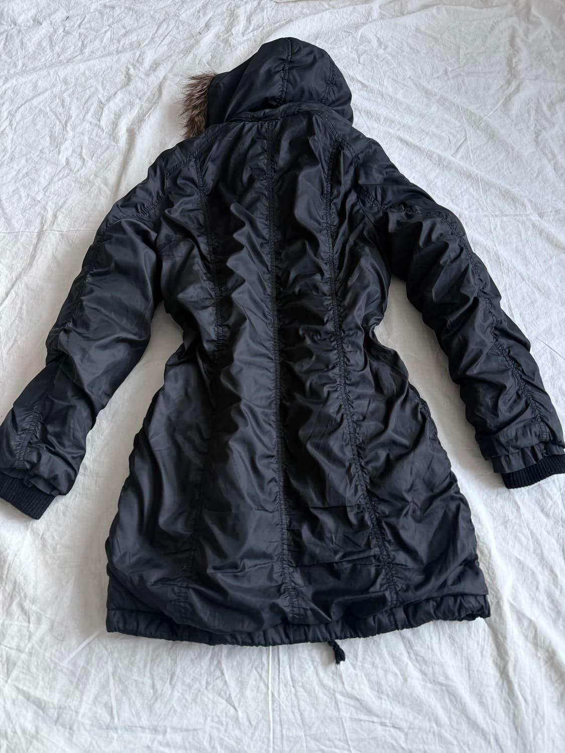 블랙 펑크 펑투케 고딕 갸루 락시크 패딩 자켓  상품이미지5