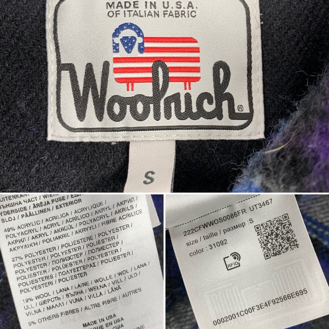 울리치 펨버턴 체크 울 블렌드 플란넬 셔츠  상품이미지7