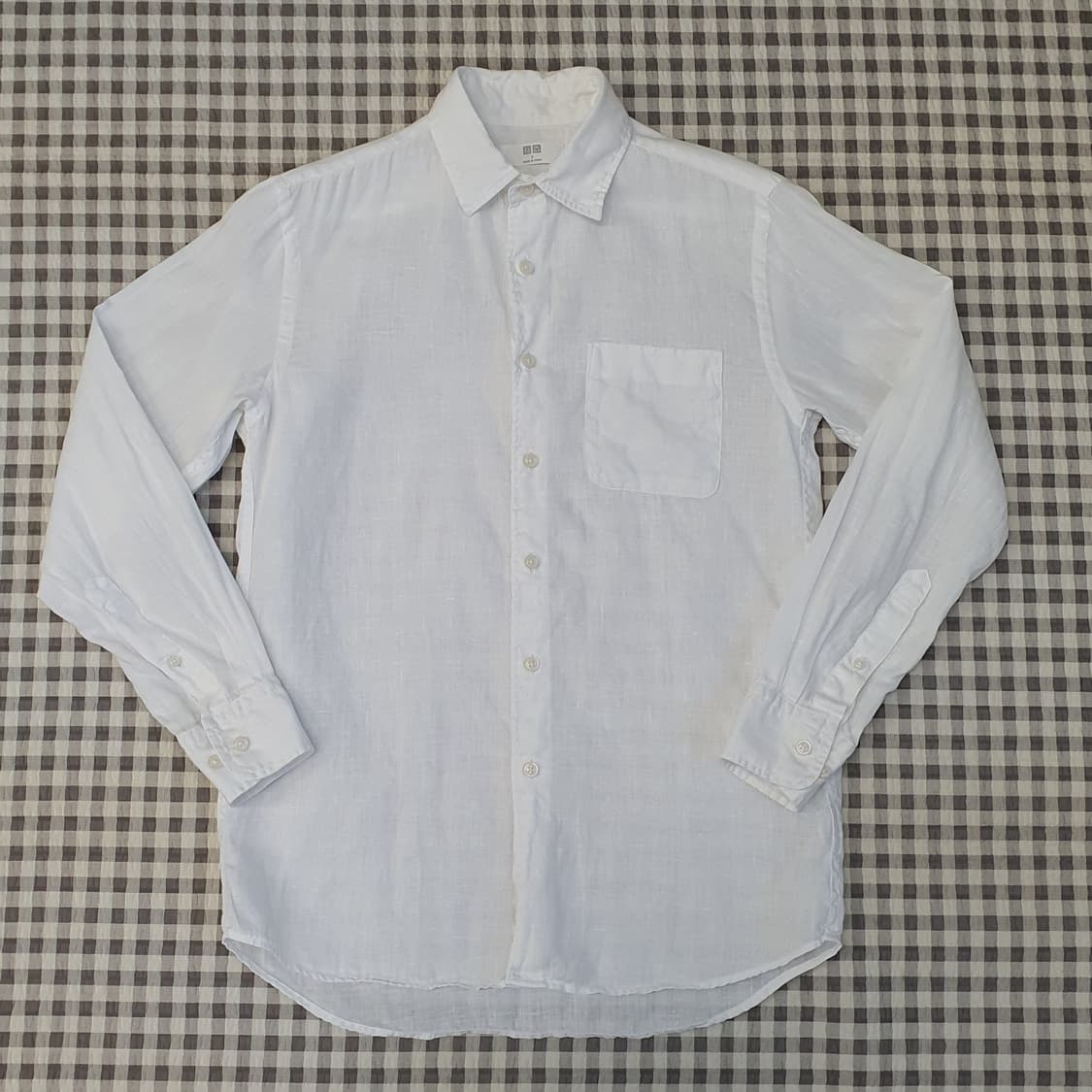 유니클로 마100 긴소매 셔츠 남자95 상품이미지1