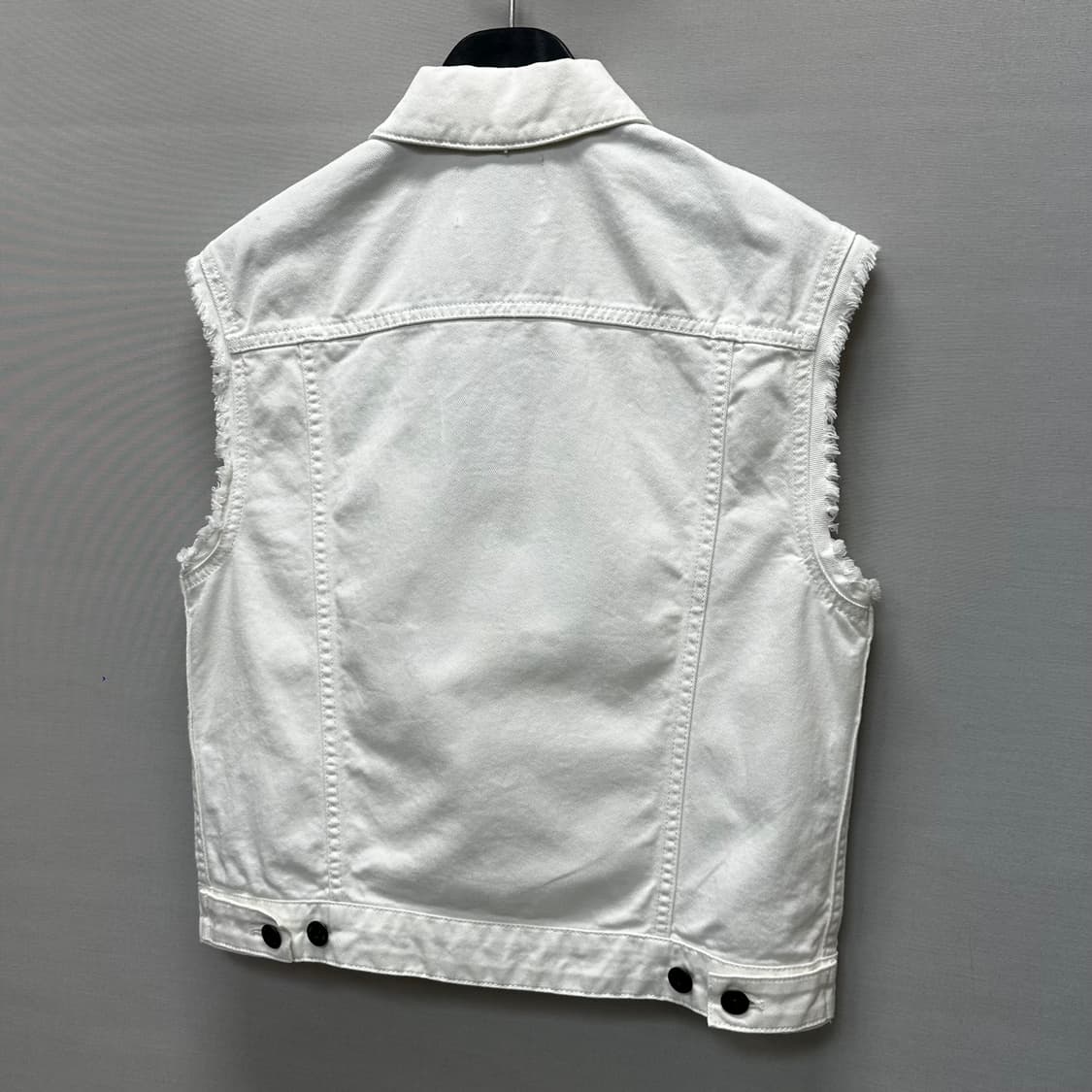 미우미우 로고 코튼 데님 조끼 ( 55 ) 상품이미지5