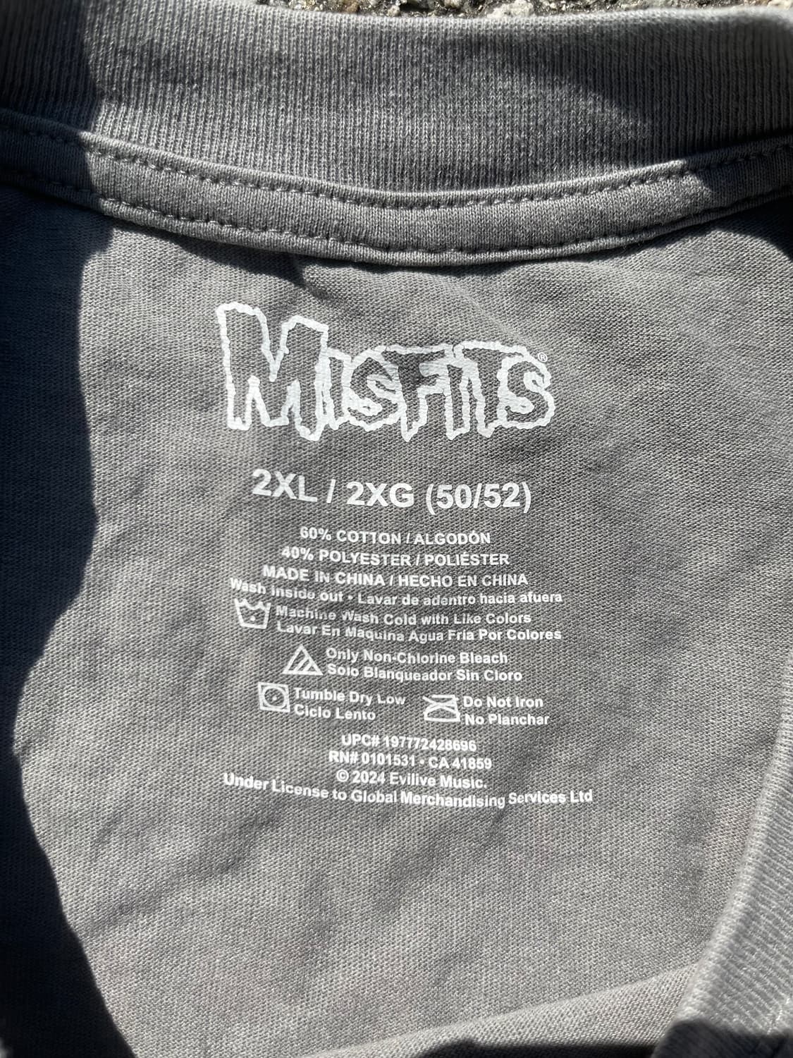 2XL) Misfits Official T Shirts 상품이미지7