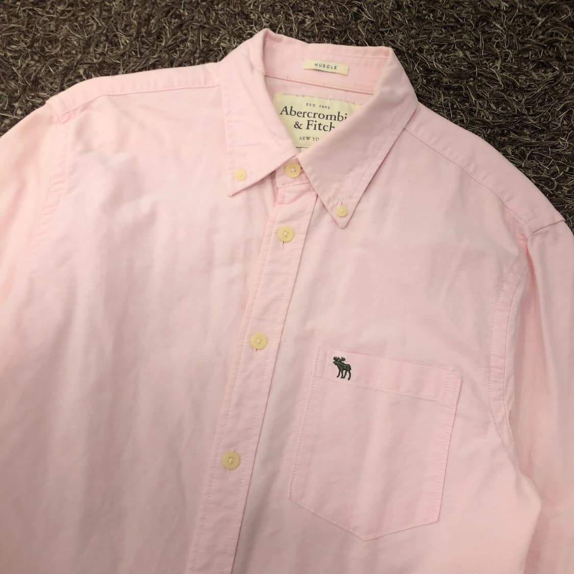 M 아베크롬비 핑크 셔츠 상품이미지2