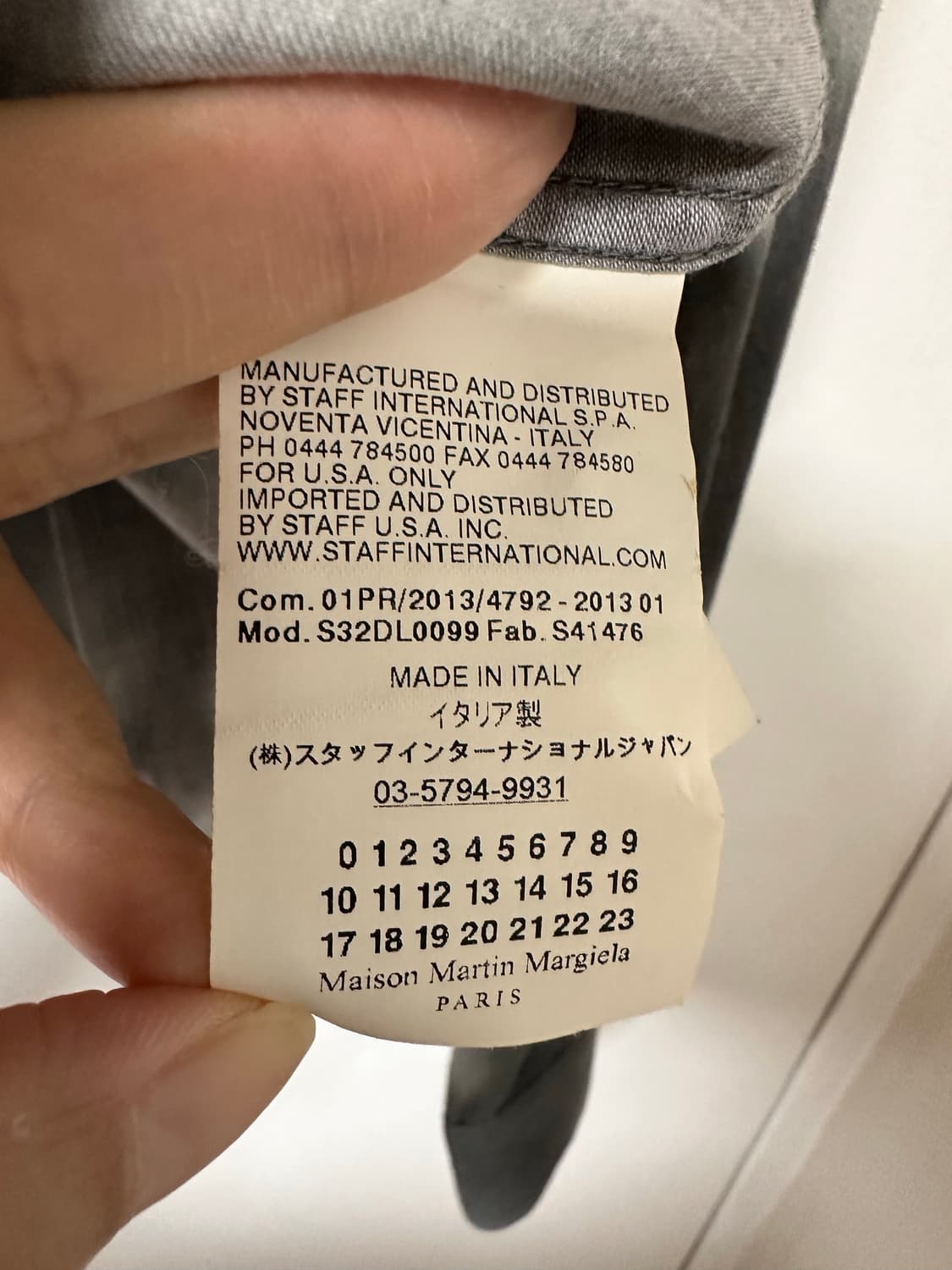 MM6 메종 마르지엘라 셔츠 그레이 상품이미지3