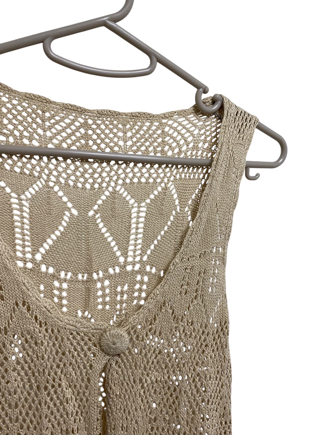 크로쉐 베이지 롱 가디건 상품이미지4