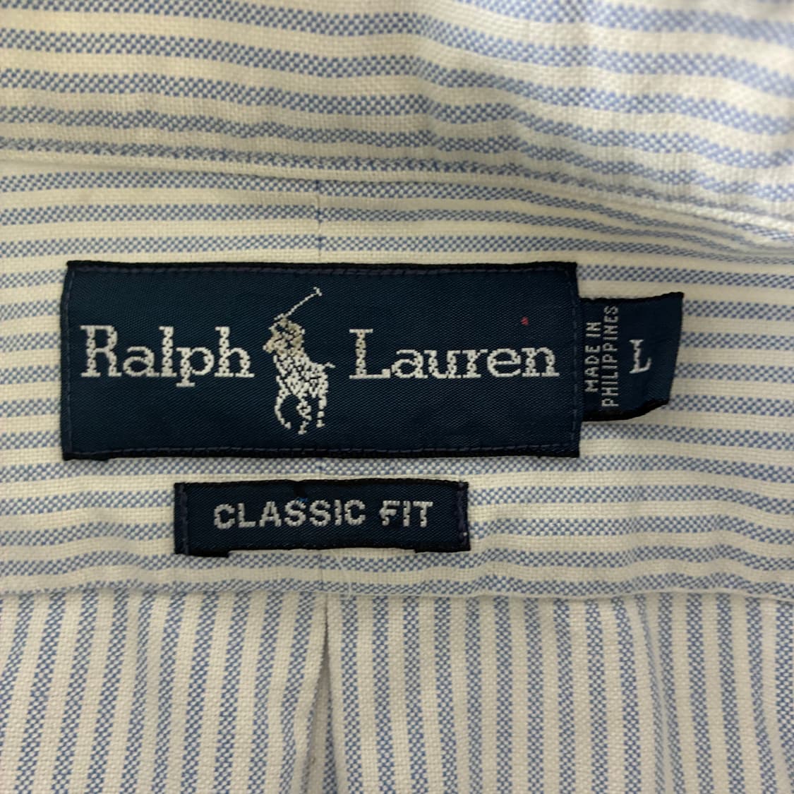 Polo  폴로 랄프로렌 자수 코튼  스트라이프 셔츠   상품이미지4
