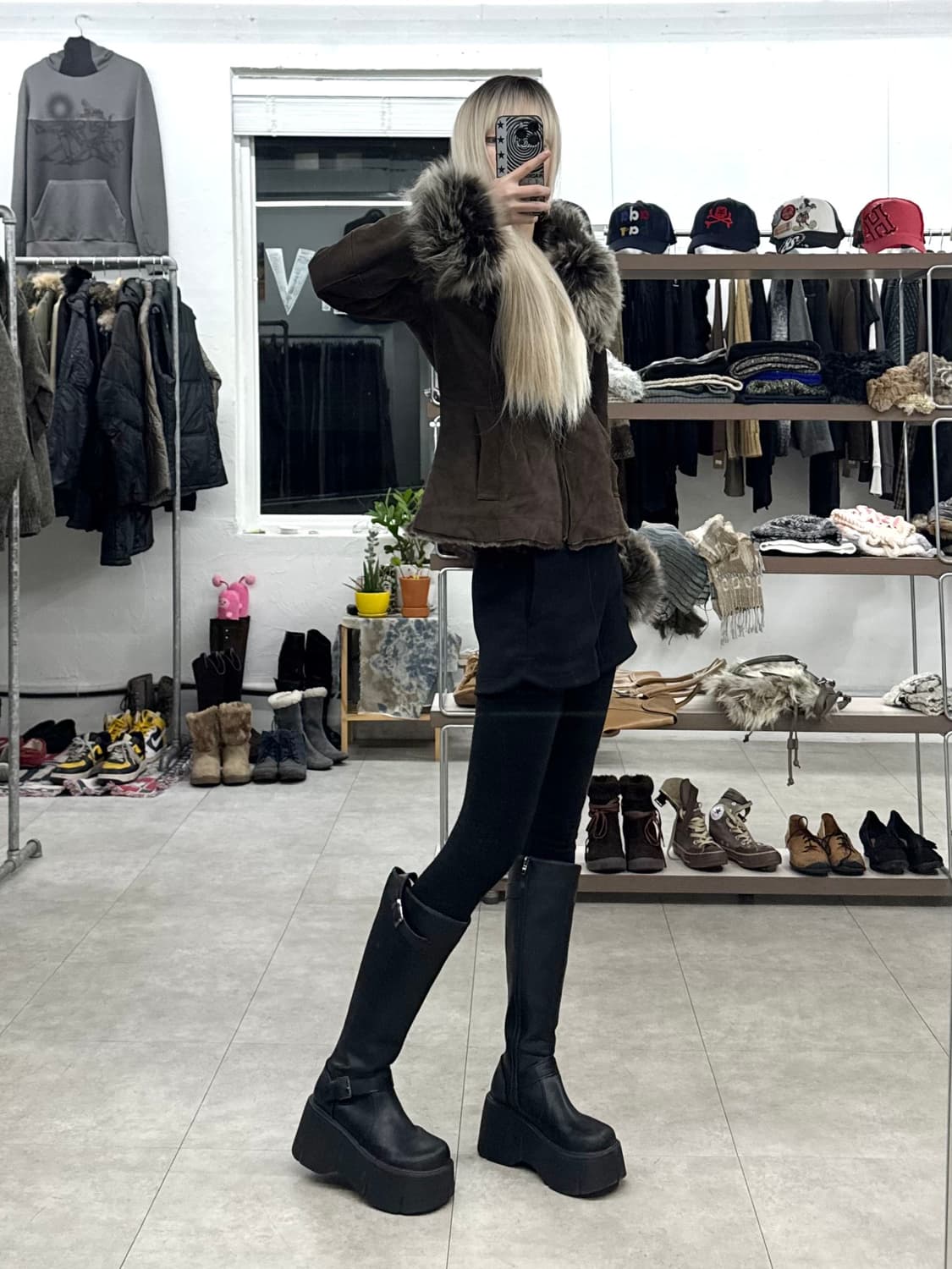 Rule 쉽스킨 퍼 자켓 상품이미지9