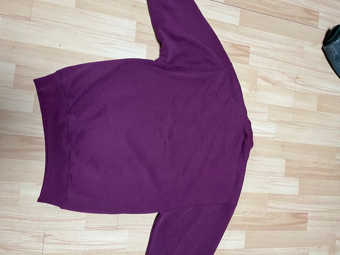 러셀 애슬레틱 90s 빈티지 스웻셔츠 미국제조 와인색 상품이미지3