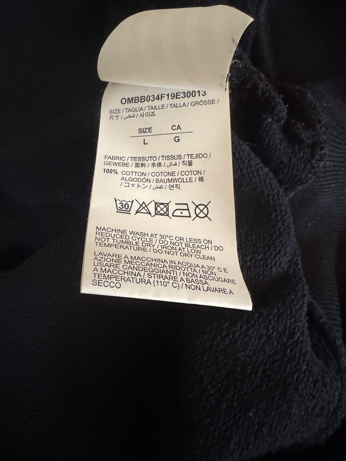 Off White 19FW ruined factory 후드 L 상품이미지7