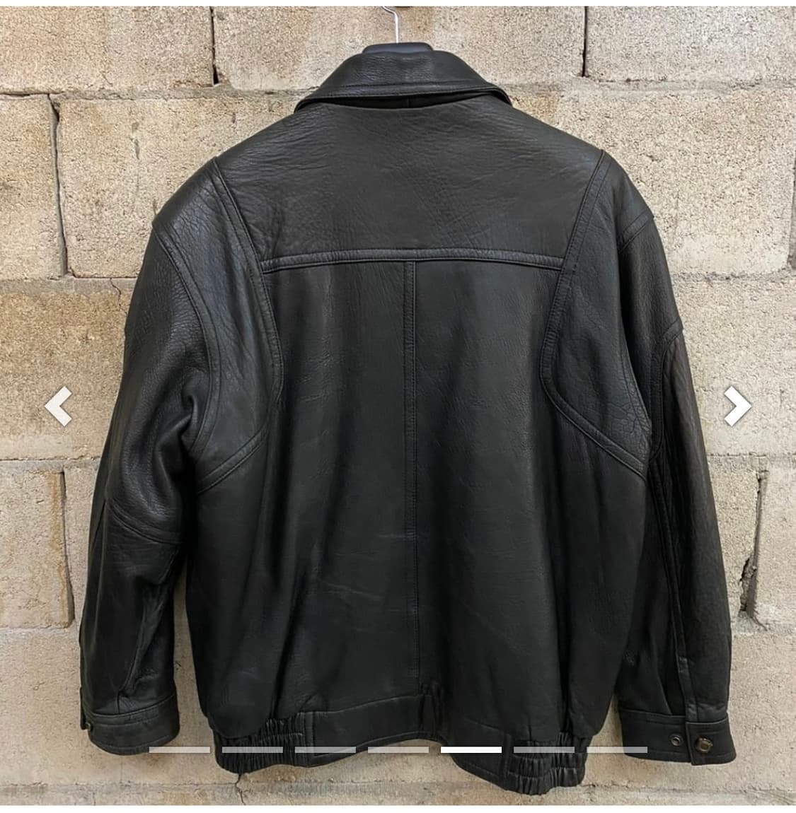 빈티지 제다 레더 자켓 상품이미지4
