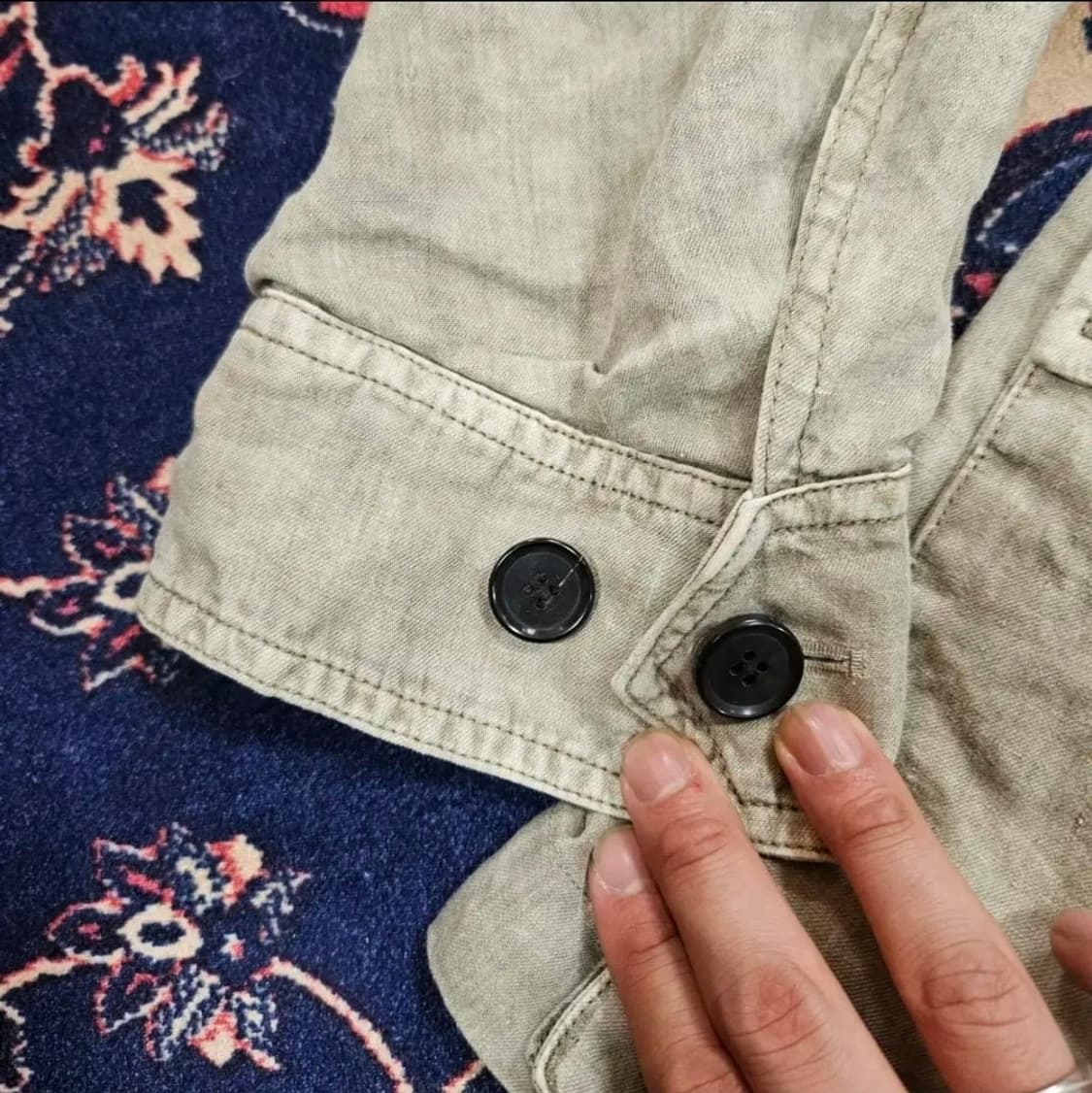 알레그리(allegri) 22ss 가먼트 워시드 필드자켓 상품이미지4