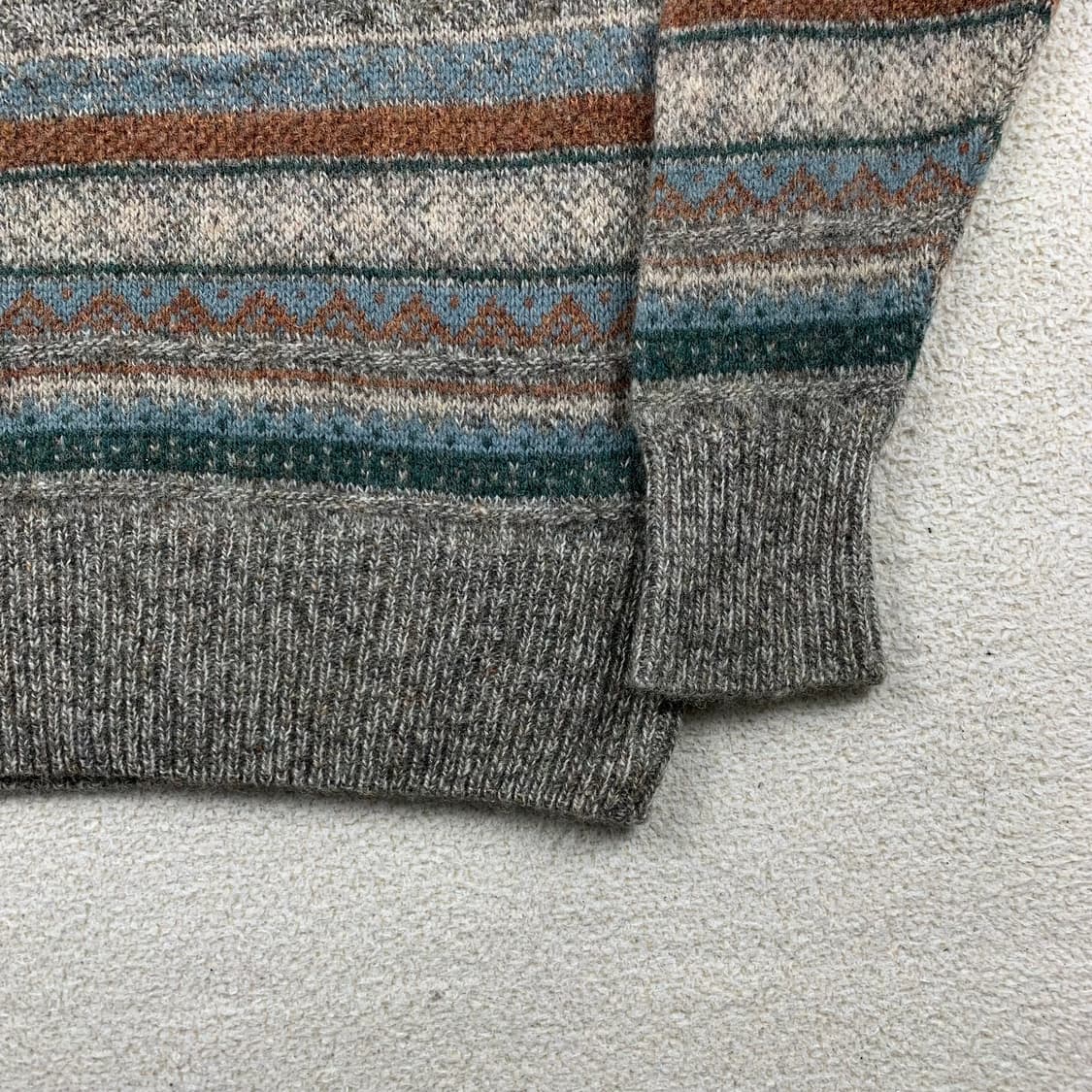 글렌크레이그 영국제 빈티지 패턴 울 니트  상품이미지4