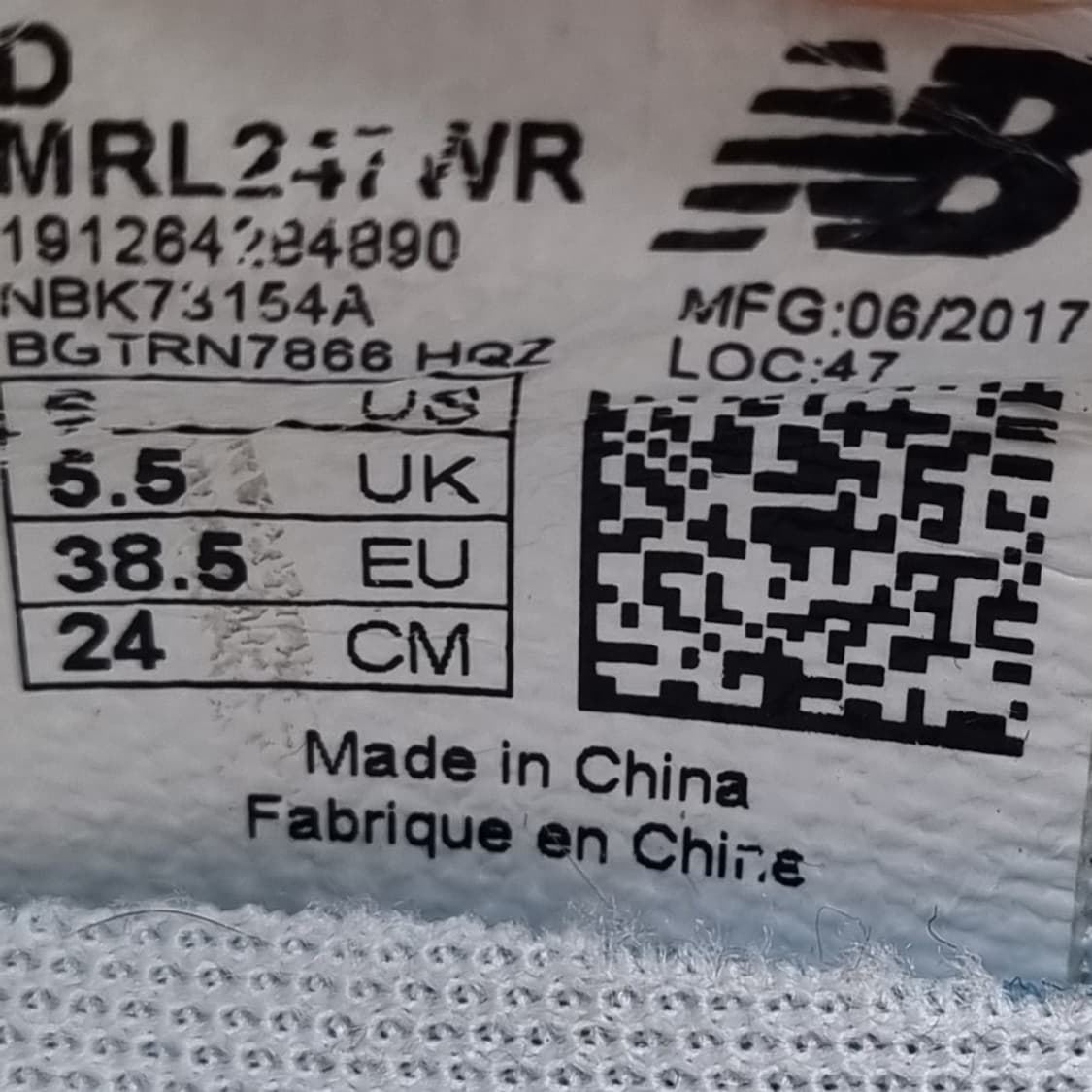 뉴발란스 247 화이트 여성운동화240  상품이미지6