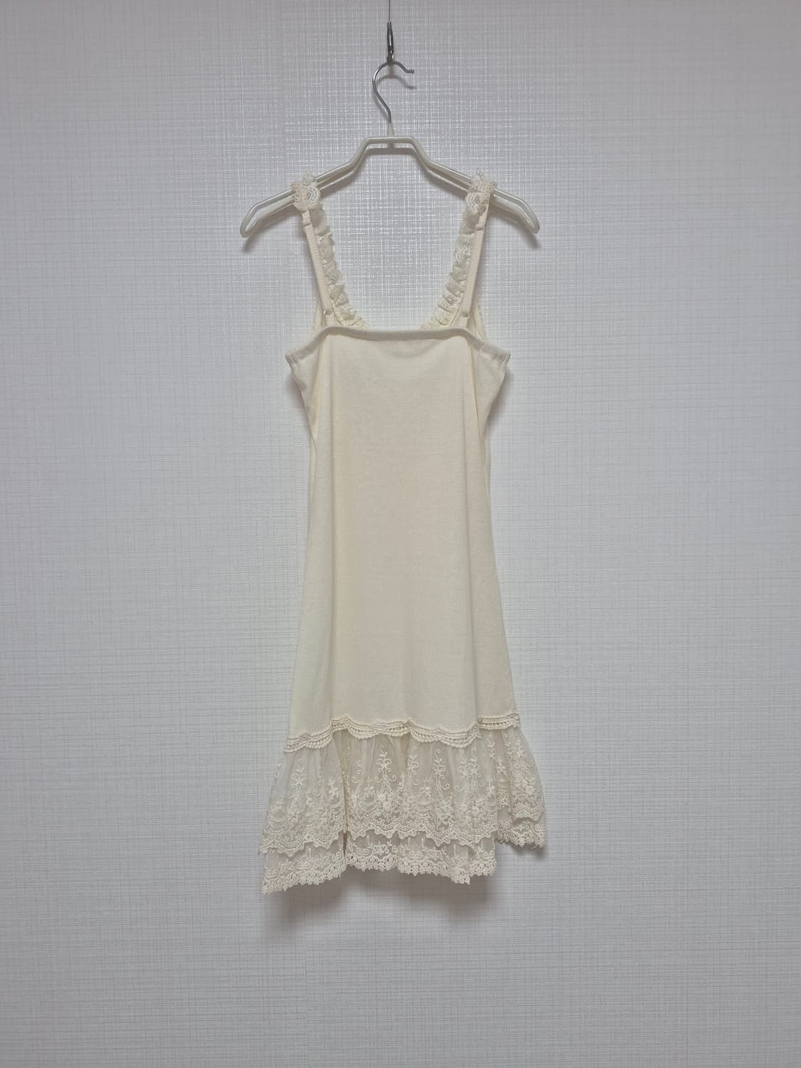 리즈리사 샘플 히메카지 모리스타일 슬립원피스 아이보리 상품이미지3