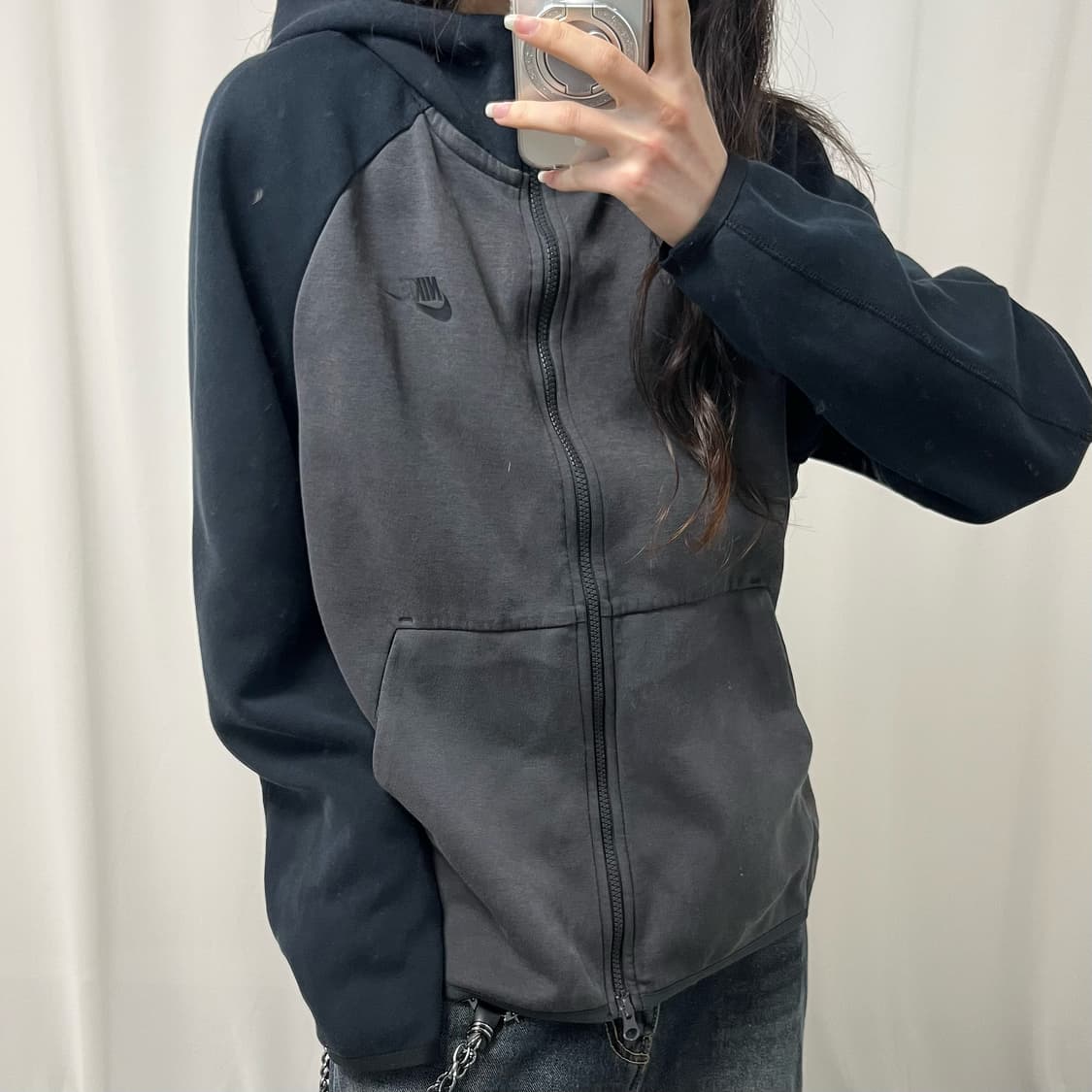 Nike Tech Pack black hood zip-up 상품이미지3