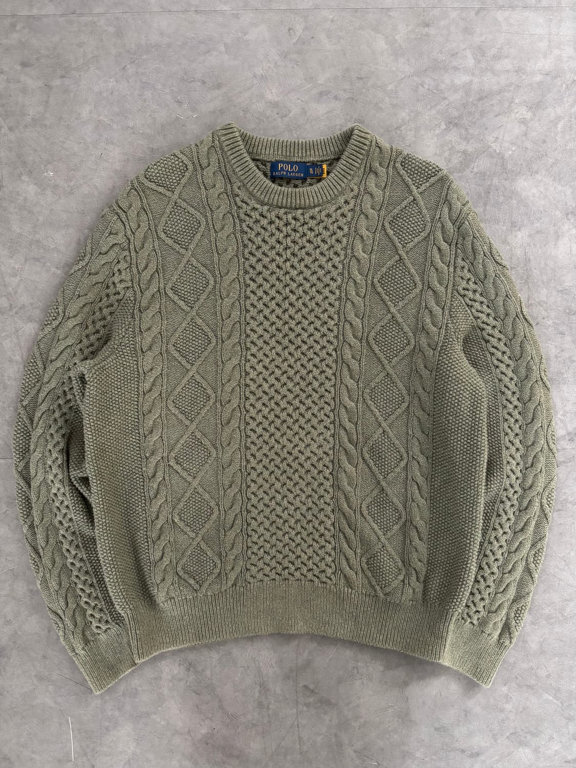Polo 폴로 랄프로렌 신형라벨 피셔맨 케이블 니트  상품이미지4