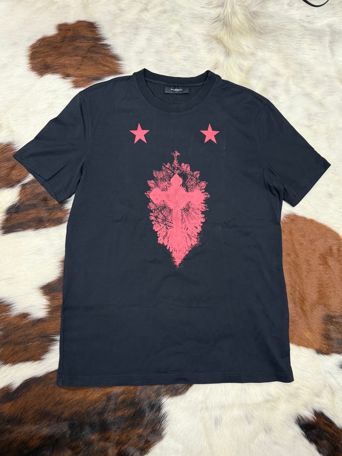 지방시 11SS 레드 크로스 스타 티셔츠 상품이미지1