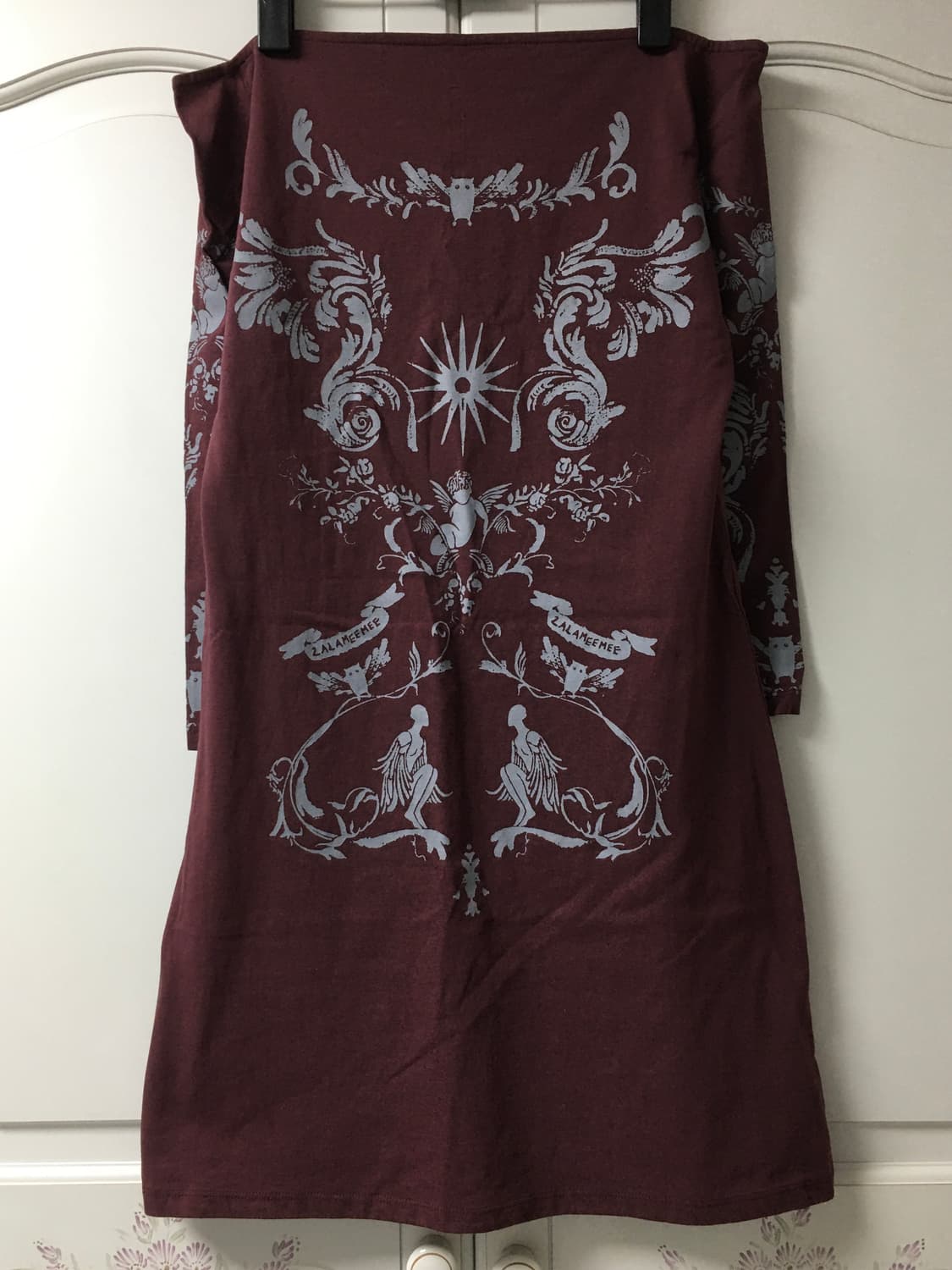 lalameemee Orbit dress (Burgundy) 상품이미지4