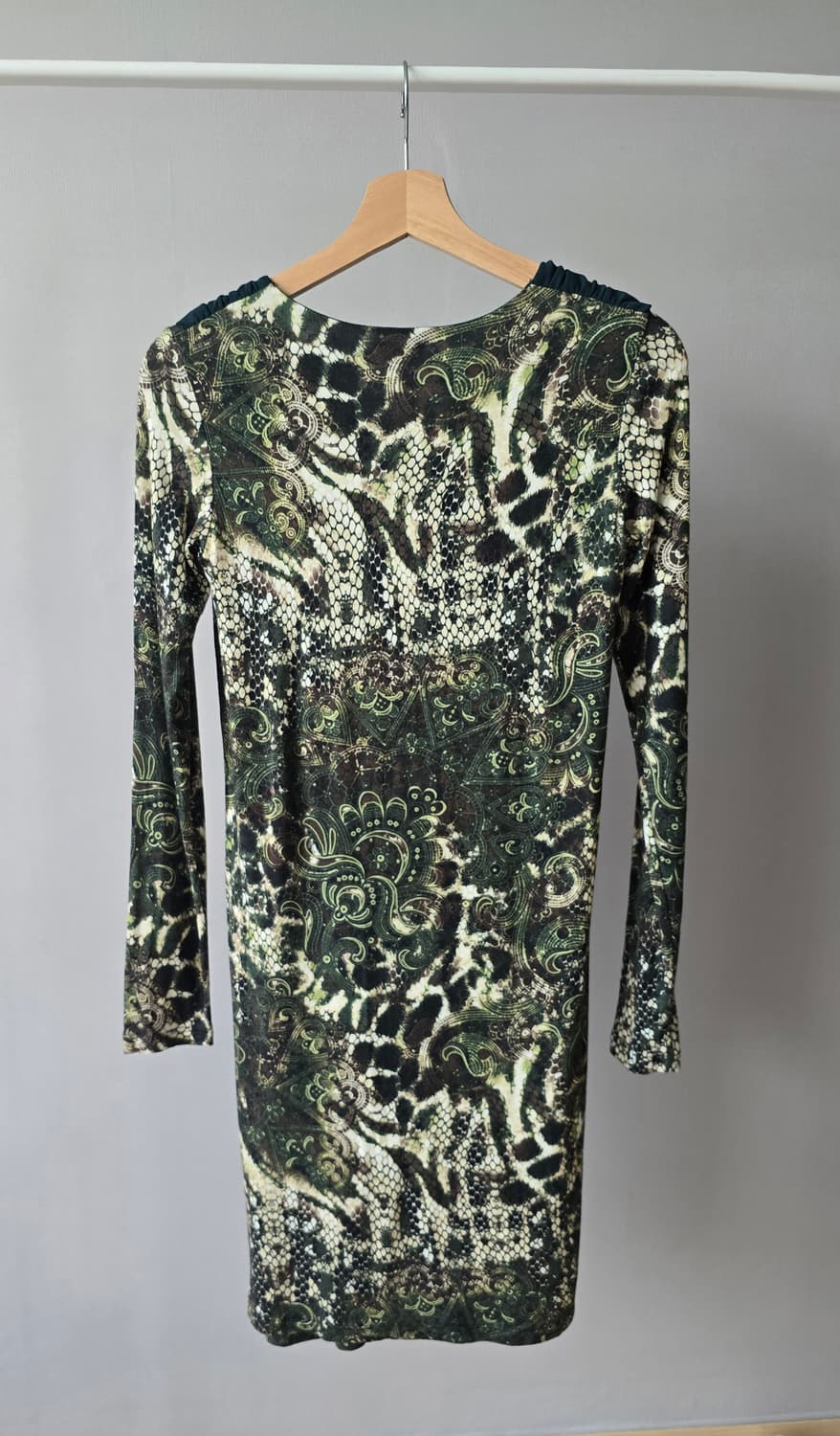 ​[MADE IN ITALY] MOU 이태리 다크그린 원피스 상품이미지5