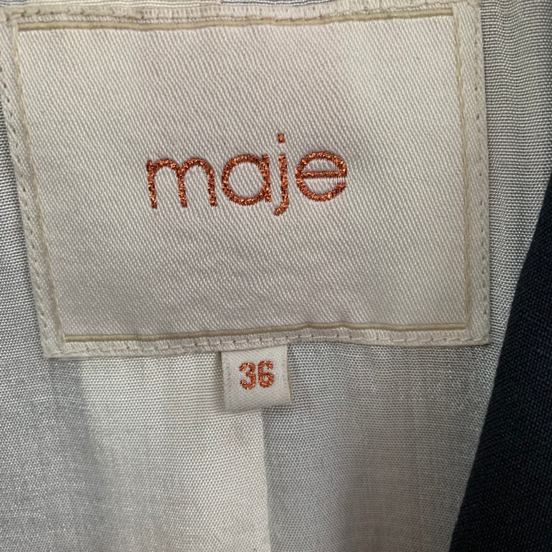 36 MAJE 마쥬 린넨 혼방 캐주얼 블레이저 자켓 상품이미지4