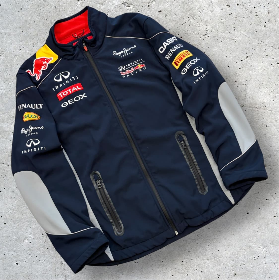 [XL] 페페진스 레드불 레이싱 팀 자켓 네이비 C720 상품이미지1