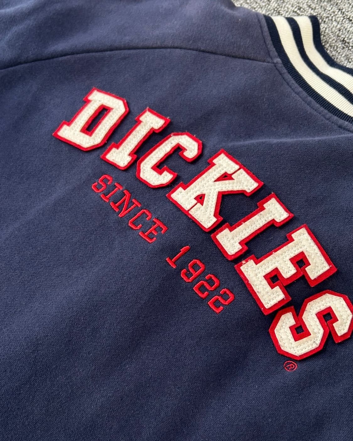 디키즈 올드스쿨 네이비 바시티 자켓  상품이미지4