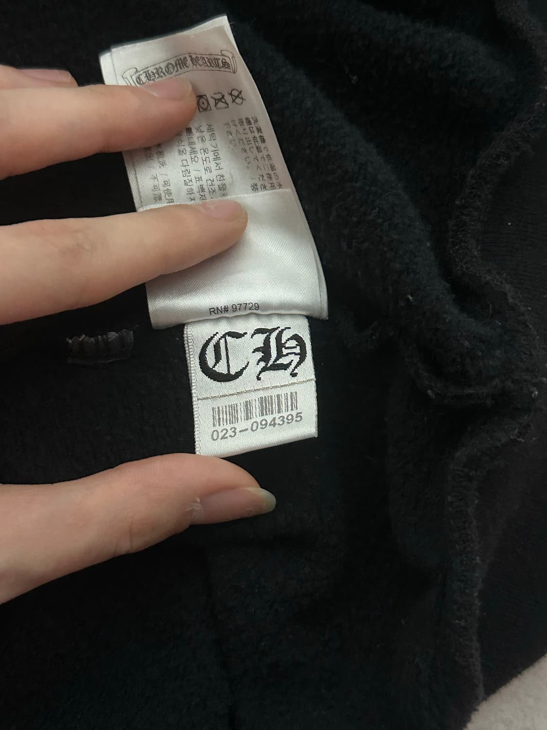 크롬하츠 퍽유 홀스슈 플로랄 후드집업 L 상품이미지10