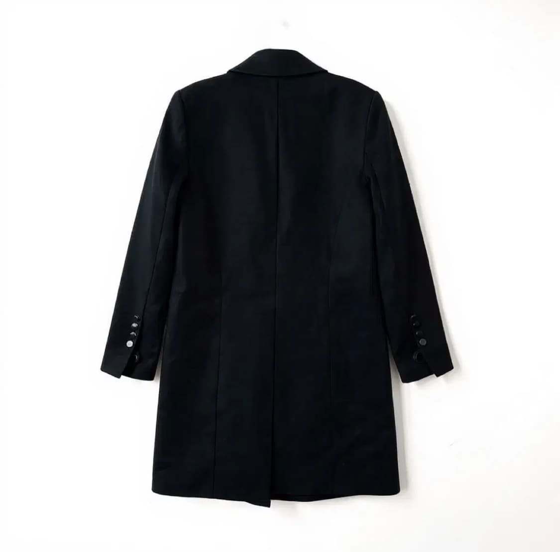 시슬리 블랙 더블 버튼 코트 42 상품이미지2