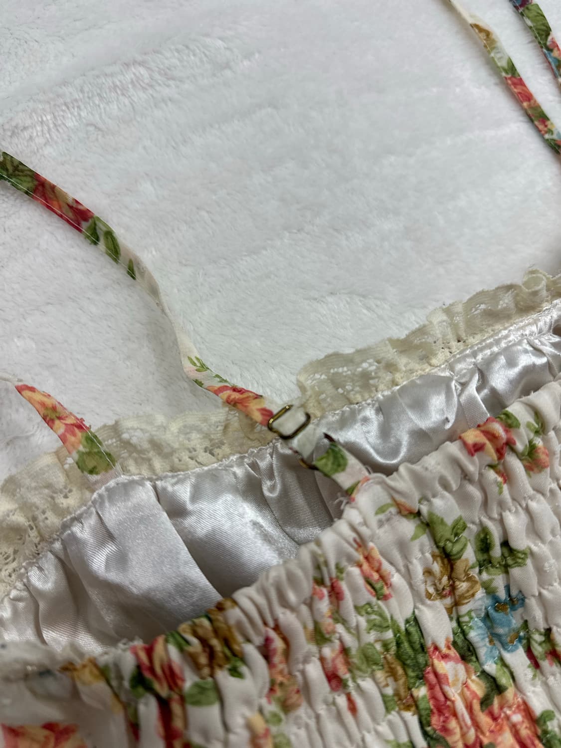 (F)리즈리사 레이스프릴 플라워 슬립 리본 원피스 히메갸루 핀터깔 러블리 상품이미지8