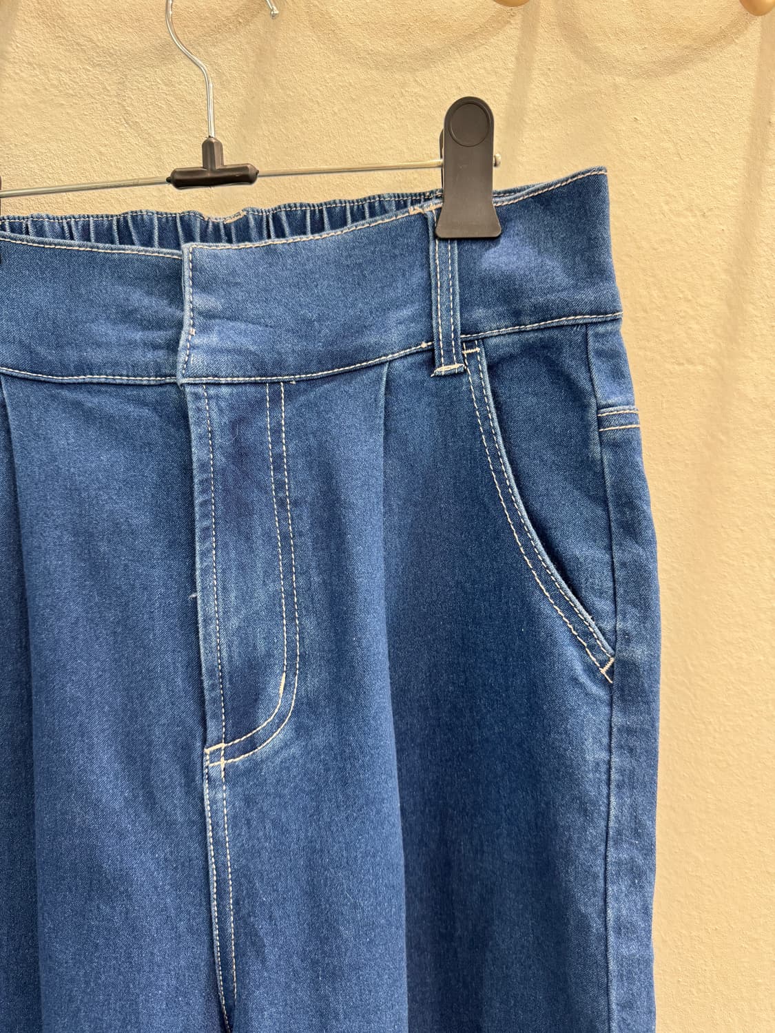 japan vintage 뒷밴딩 하이&와이드 데님 상품이미지3