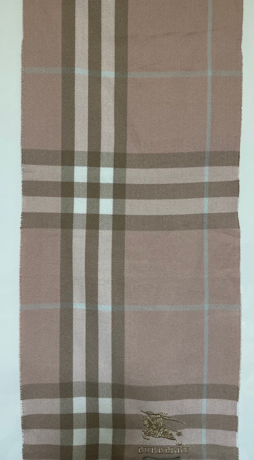 버버리 체크 머플러 캐시미어 목도리 남여공용 상품이미지3