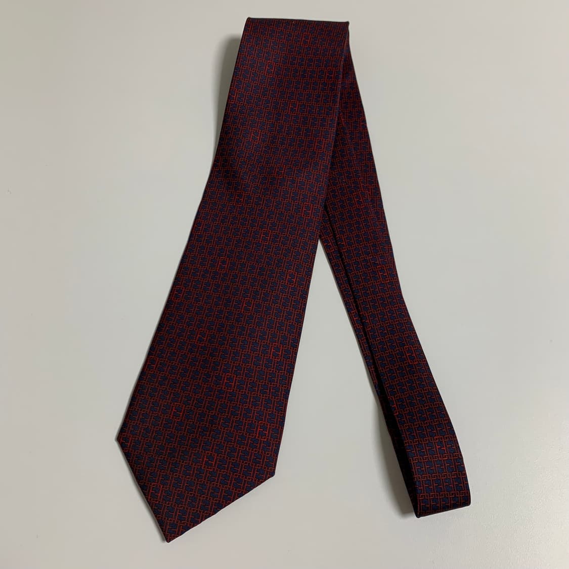 펜디(FENDI) FF로고 명품넥타이 새상품급 S등급 9.4cm 상품이미지9